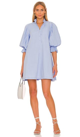 Focus Pleat Smock Mini Dress