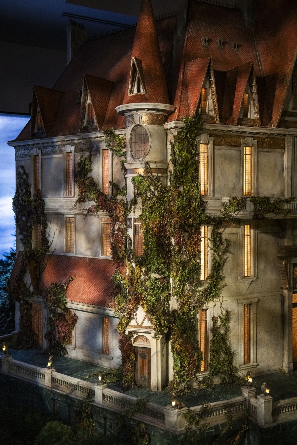 Photos of a stop motion film art exhibit