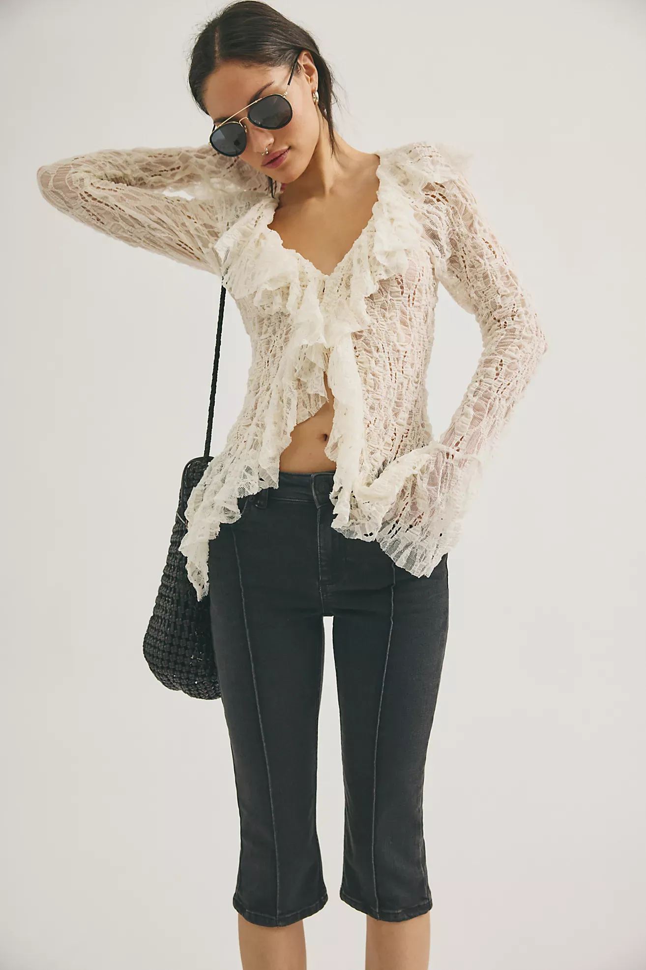 We the Free Dusk to Dawn Capri Jeans
