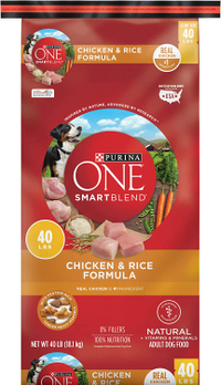 Purina ONE SmartBlend Natural Adult Chicken &amp; Rice Dry Dog Food