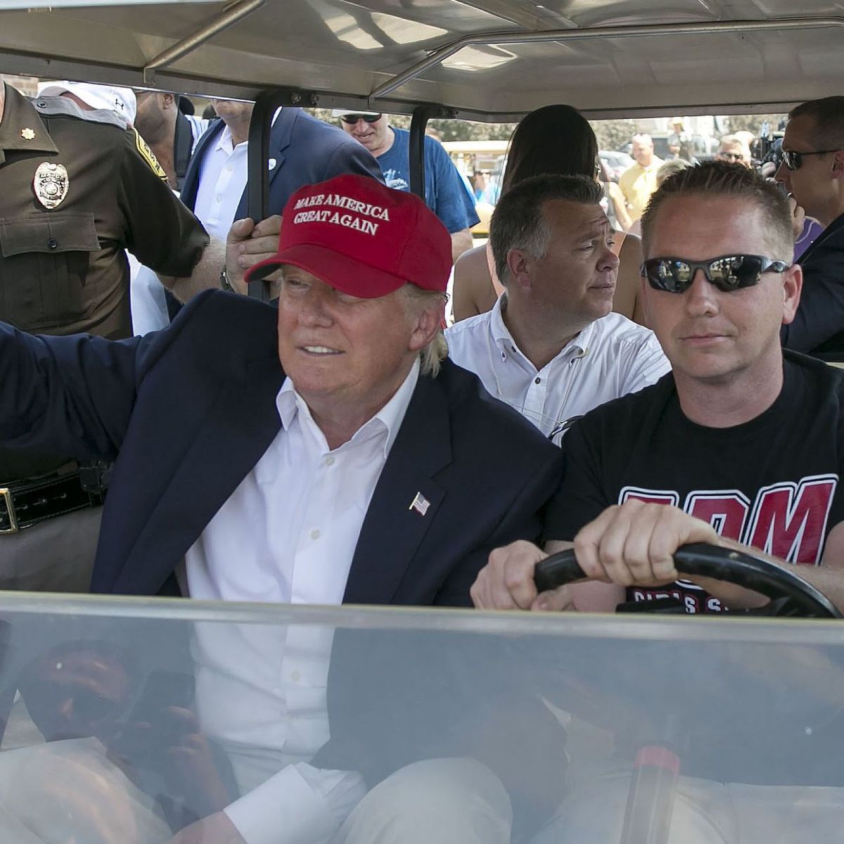 Donald Trump Rode in a Golf Cart, While Fellow G7 Leaders Walked ...