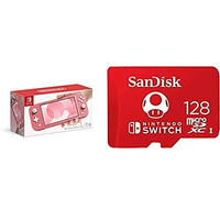 Nintendo Switch Lite with 128GB SDXC card: $235