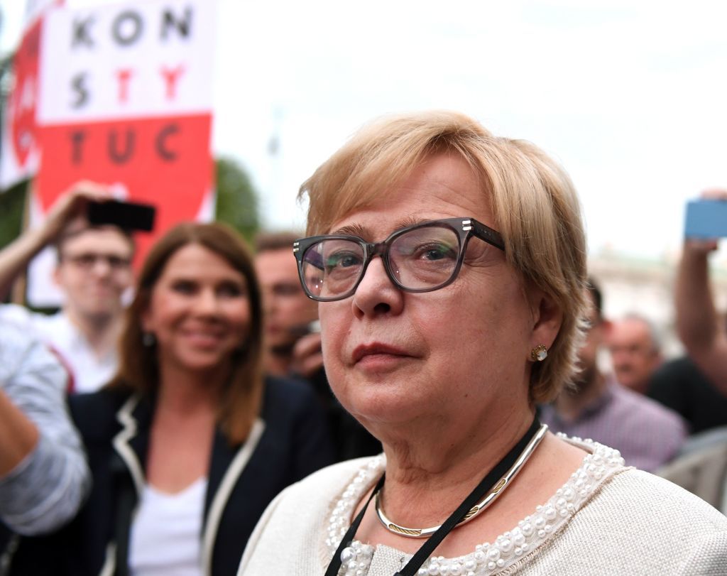 Poland Supreme Court president Malgorzata Gersdorf