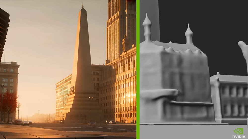 AI 3D generation of a city with Nvidia AI Blueprint
