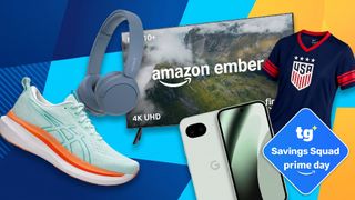 Collage of items on sale for Prime Day