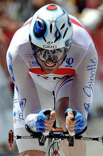 British TT champion David Millar (Garmin-Chipotle)