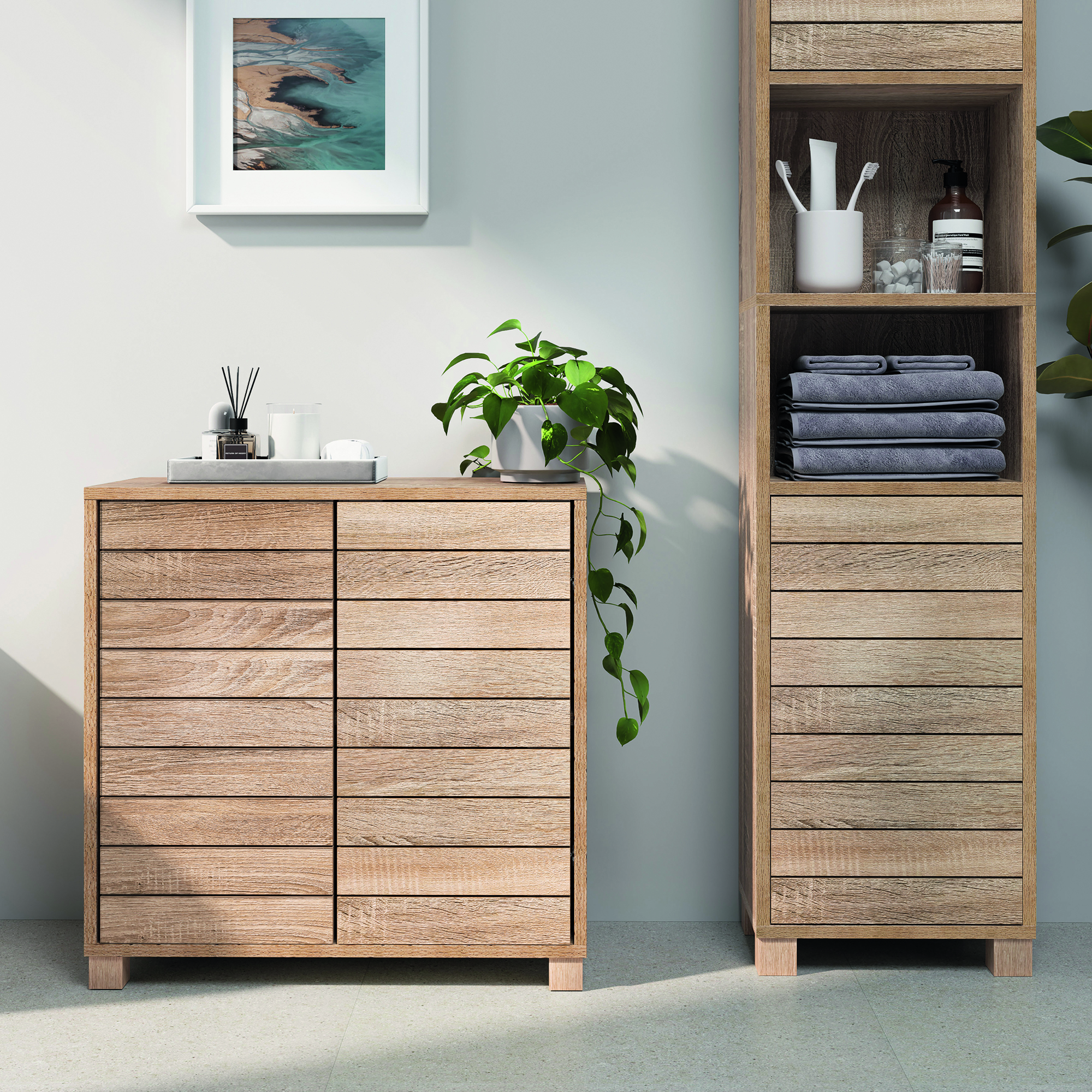 Vonhaus bathroom storage