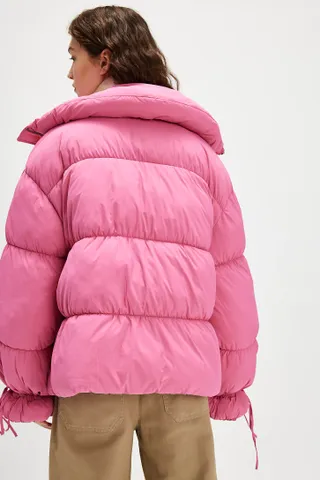 Solid Cotton Candy Puffer