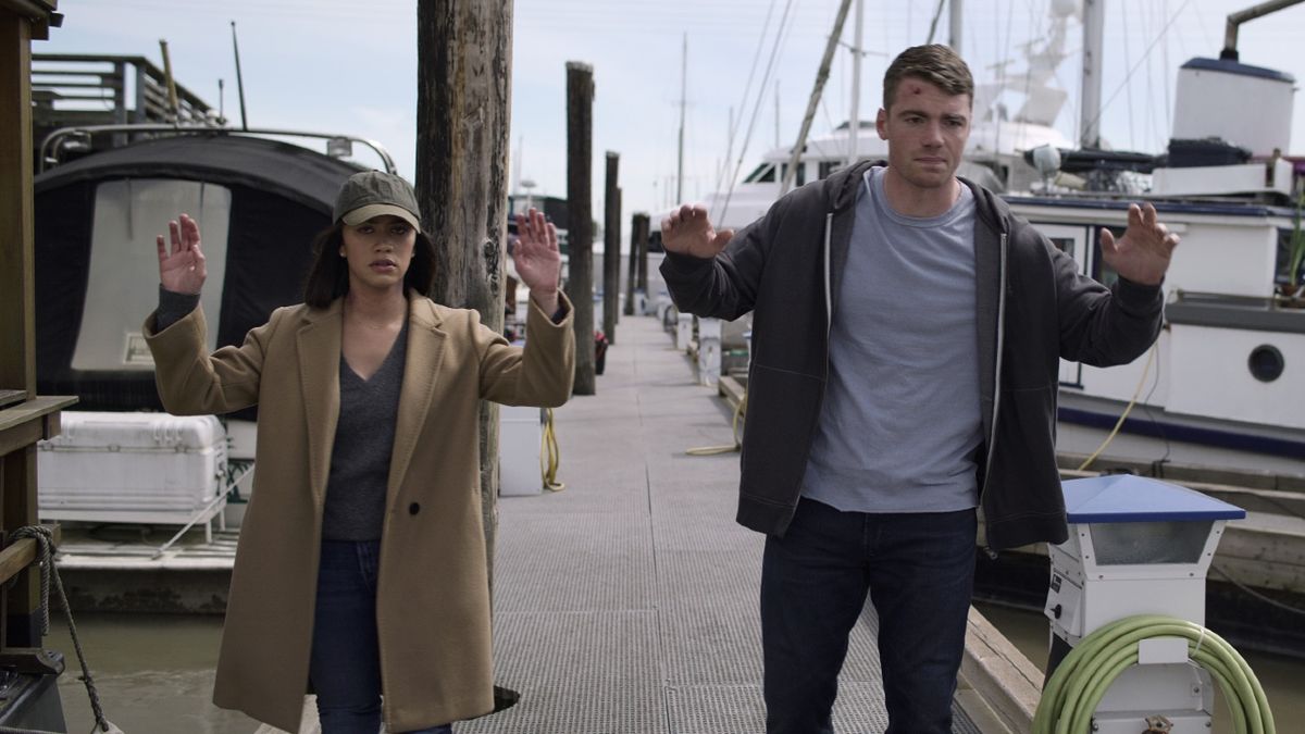 Luciane Buchanan and Gabriel Basso on The Night Agent