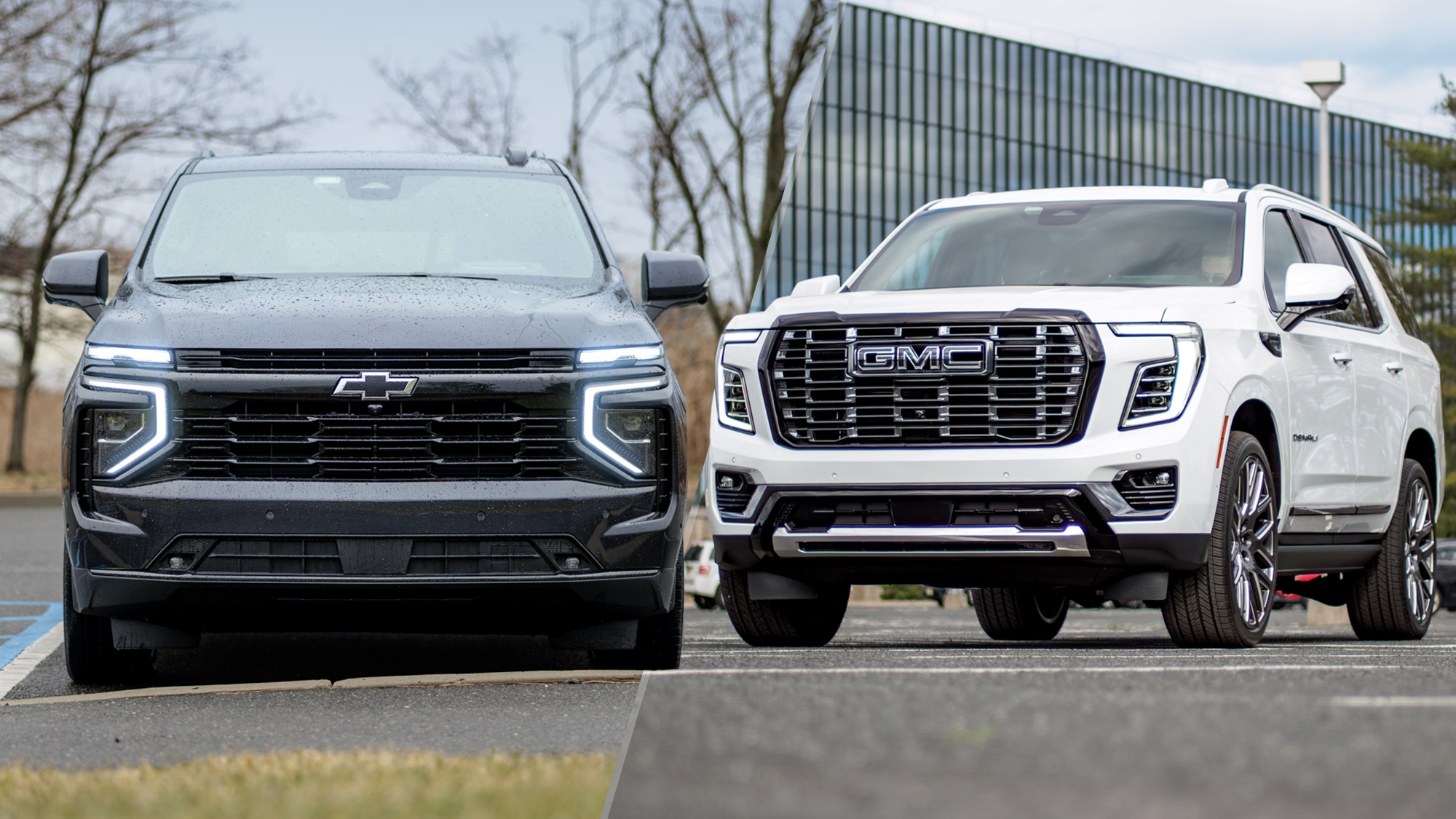 GMC Yukon Denali vs Chevrolet Tahoe.