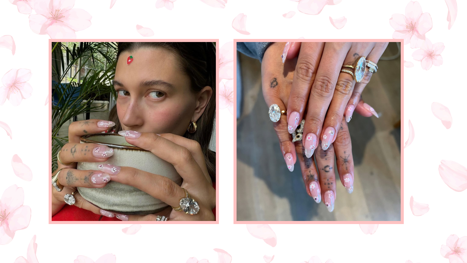 Future | IG @nailsbyzola, a woman with cherry blossom nails