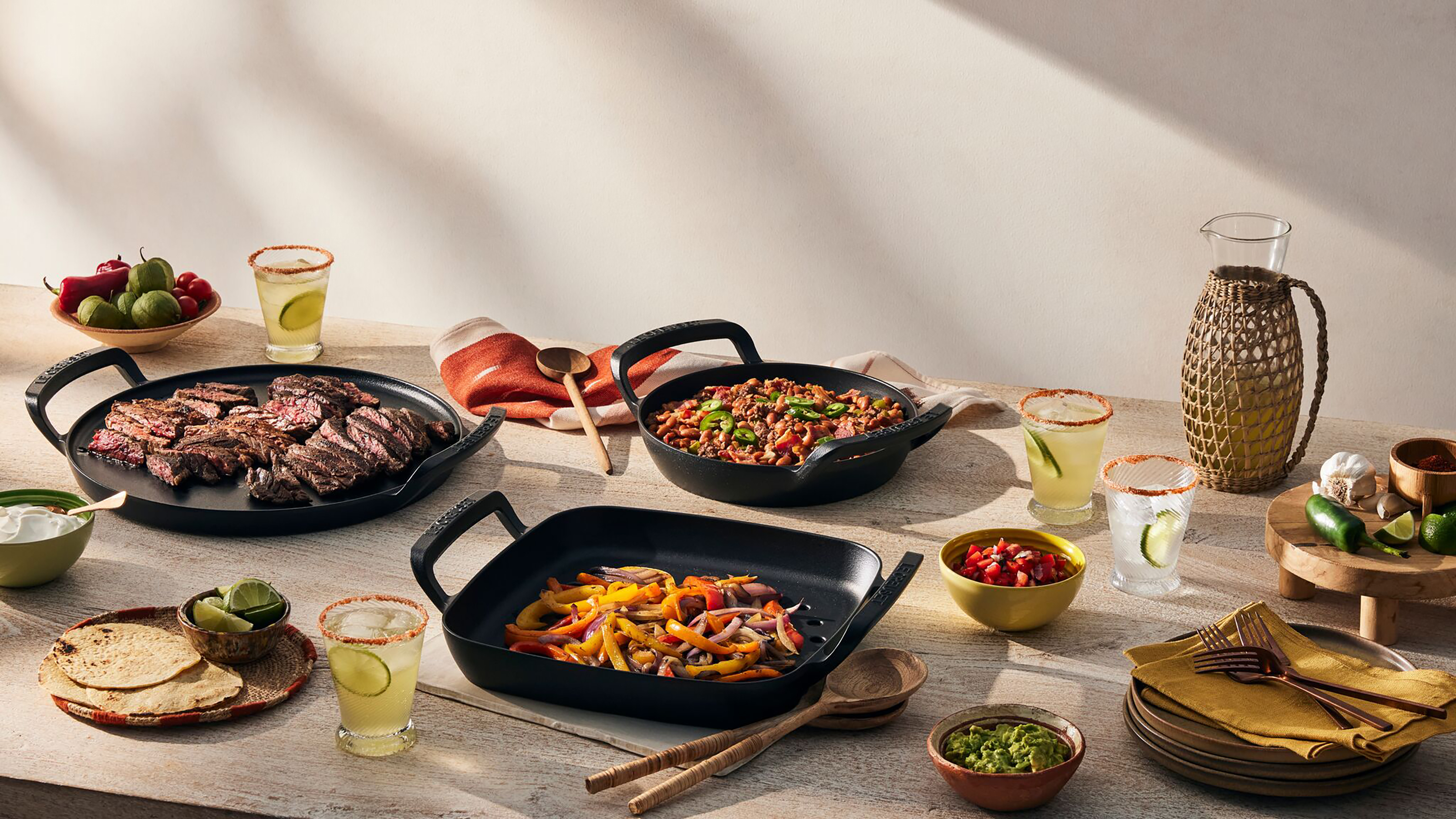 Le Creuset's outdoor cooking range