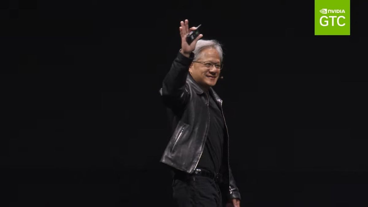 photo of Jensen Huang is now worth more than Intel — personal net worth currently valued at $109B vs. Intel's $96B market cap image