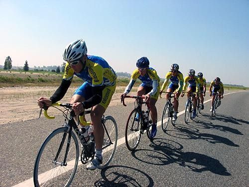 The team has been chewing up the miles in training
