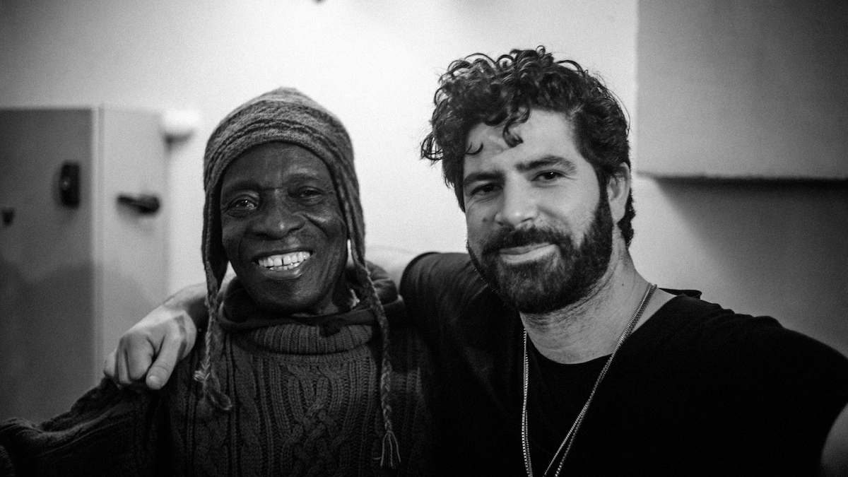 Yannis Philippakis and Tony Allen