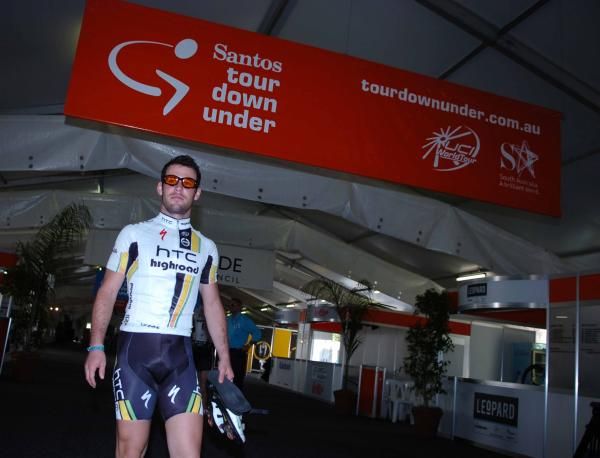 Mark Cavendish (HTC-Highroad) is one of the star turns at the Santos Tour Down Under.