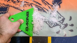 How to wax a snowboard at home.