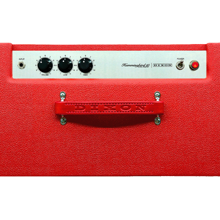 A photo of a Dixion Hummingbird 15 tube combo in Valentine red.