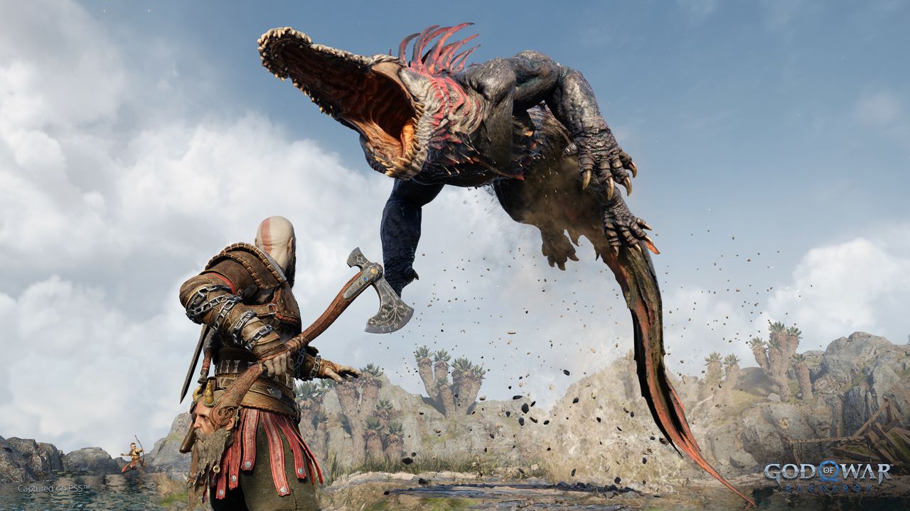 God of War Ragnarok PS5 alligator