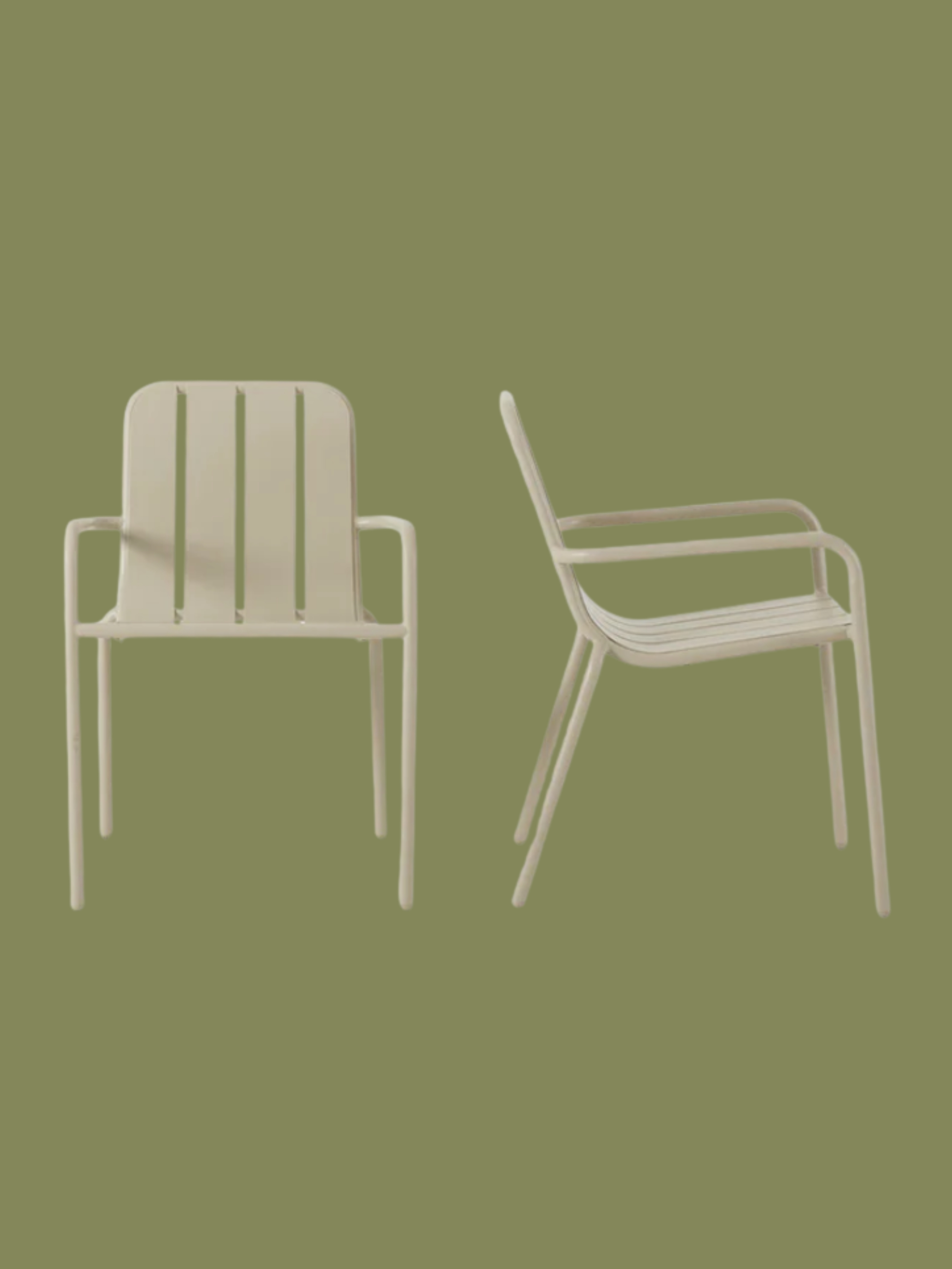 Swyft, Garden Dining Chair 01 (set of 2) - Olive