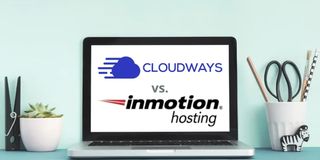 hero image for a comparison between Cloudways and InMotion Hosting
