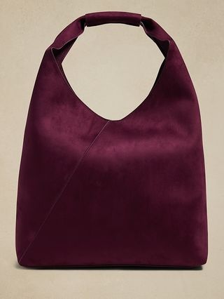 Vegan Leather Slouchy Tote