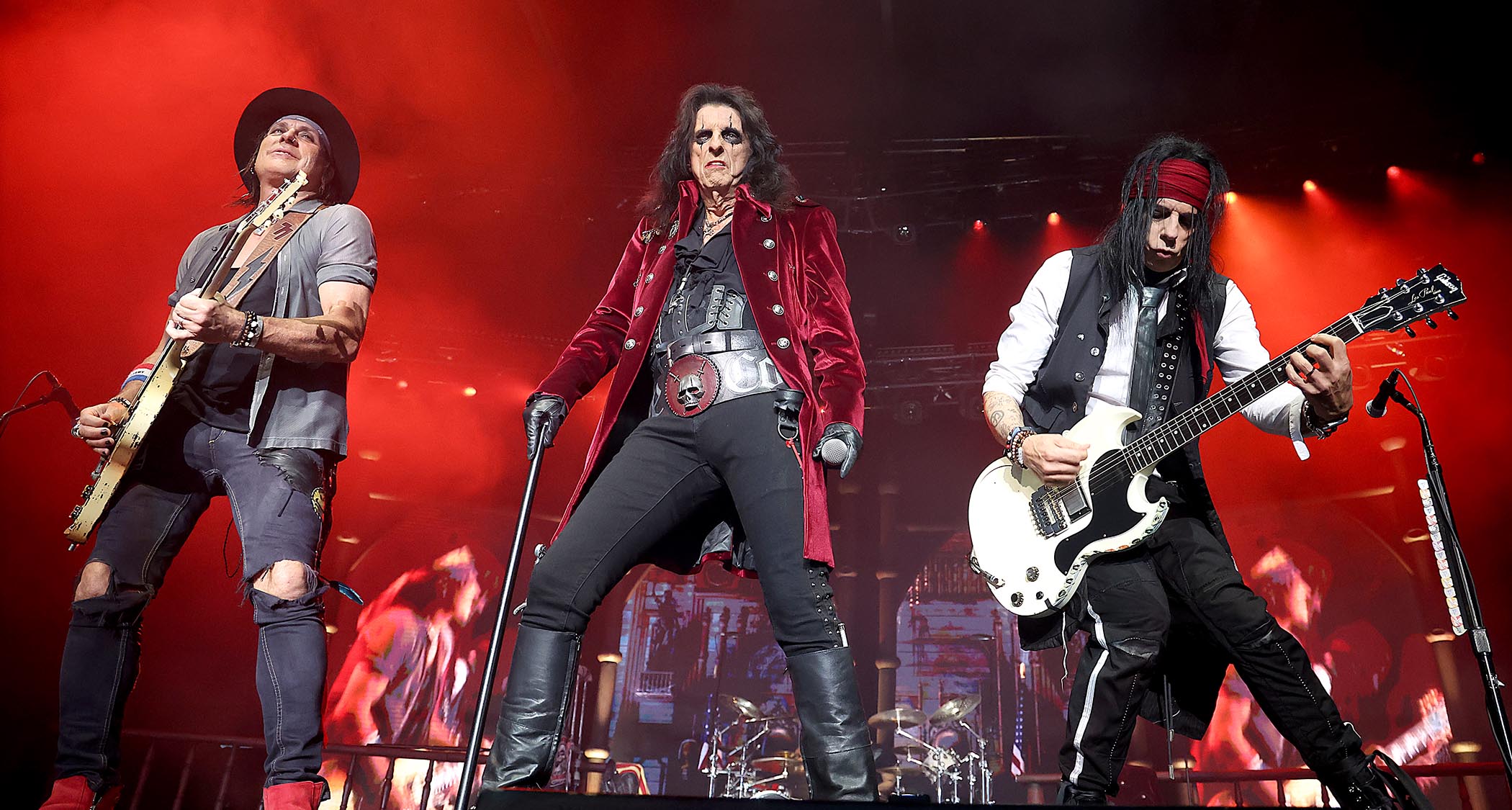Ryan Roxie, Alice Cooper and Tommy Henriksen