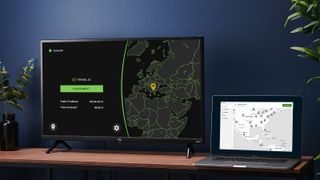 IPVanish VPN on fire TV and laptop