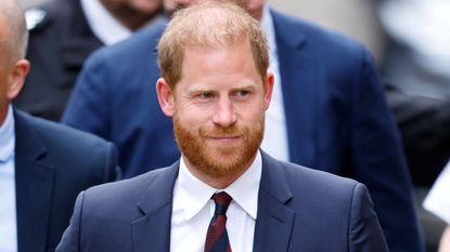 Prince Harry, Duke of Sussex attends day 2 of a Court of Appeal hearing regarding his security 