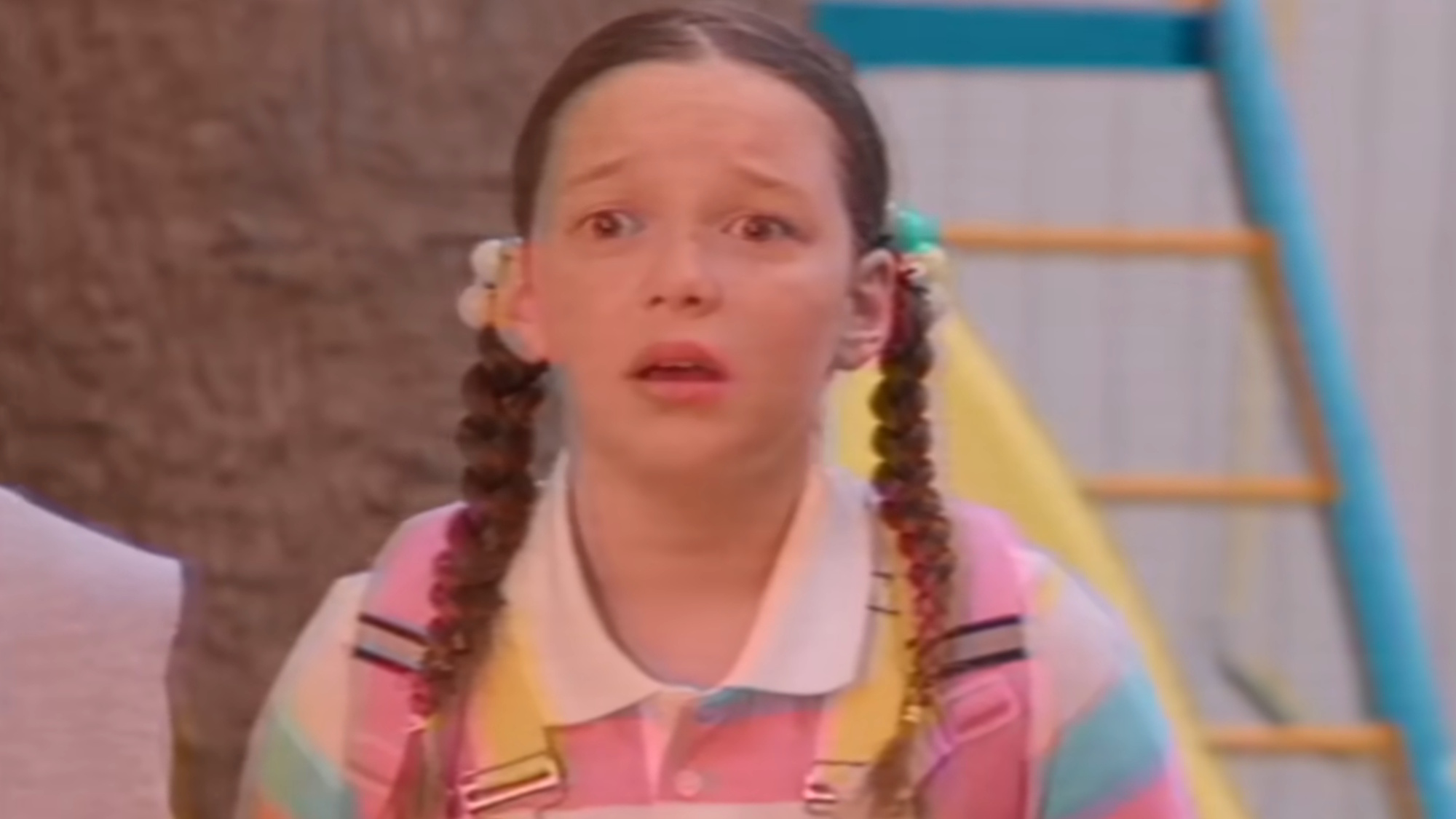 A child is shown looking scared on Buddy.