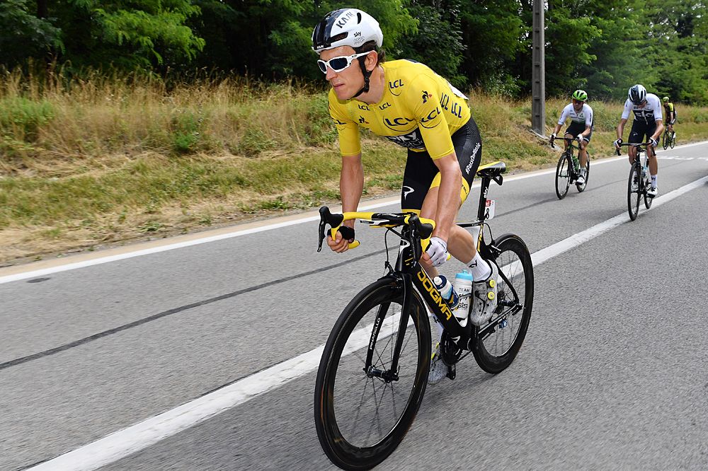 Geraint Thomas (Team Sky) during stage 13 at the Tour de France