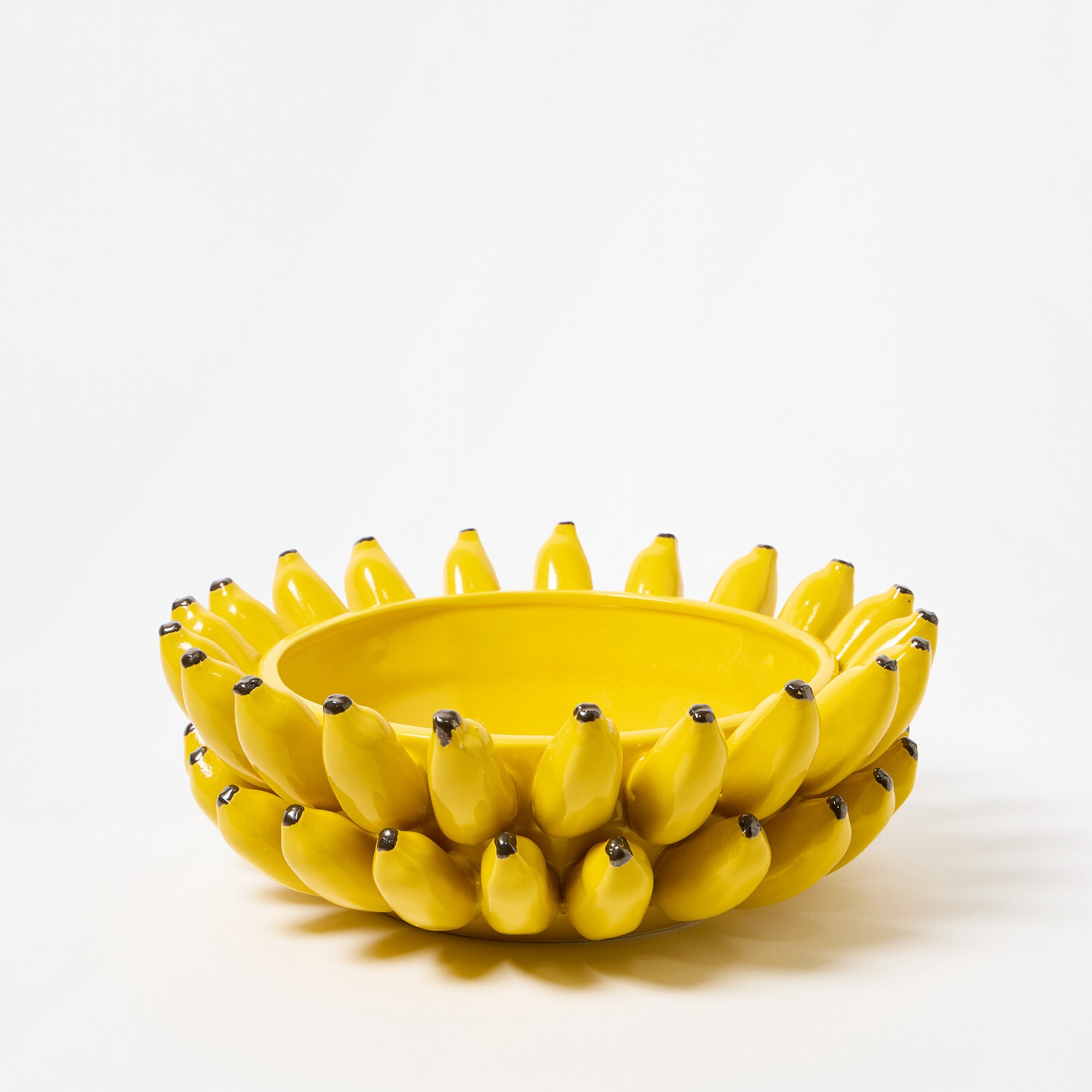 Oliver Bonas Yellow Ceramic Banana Decorative Bowl