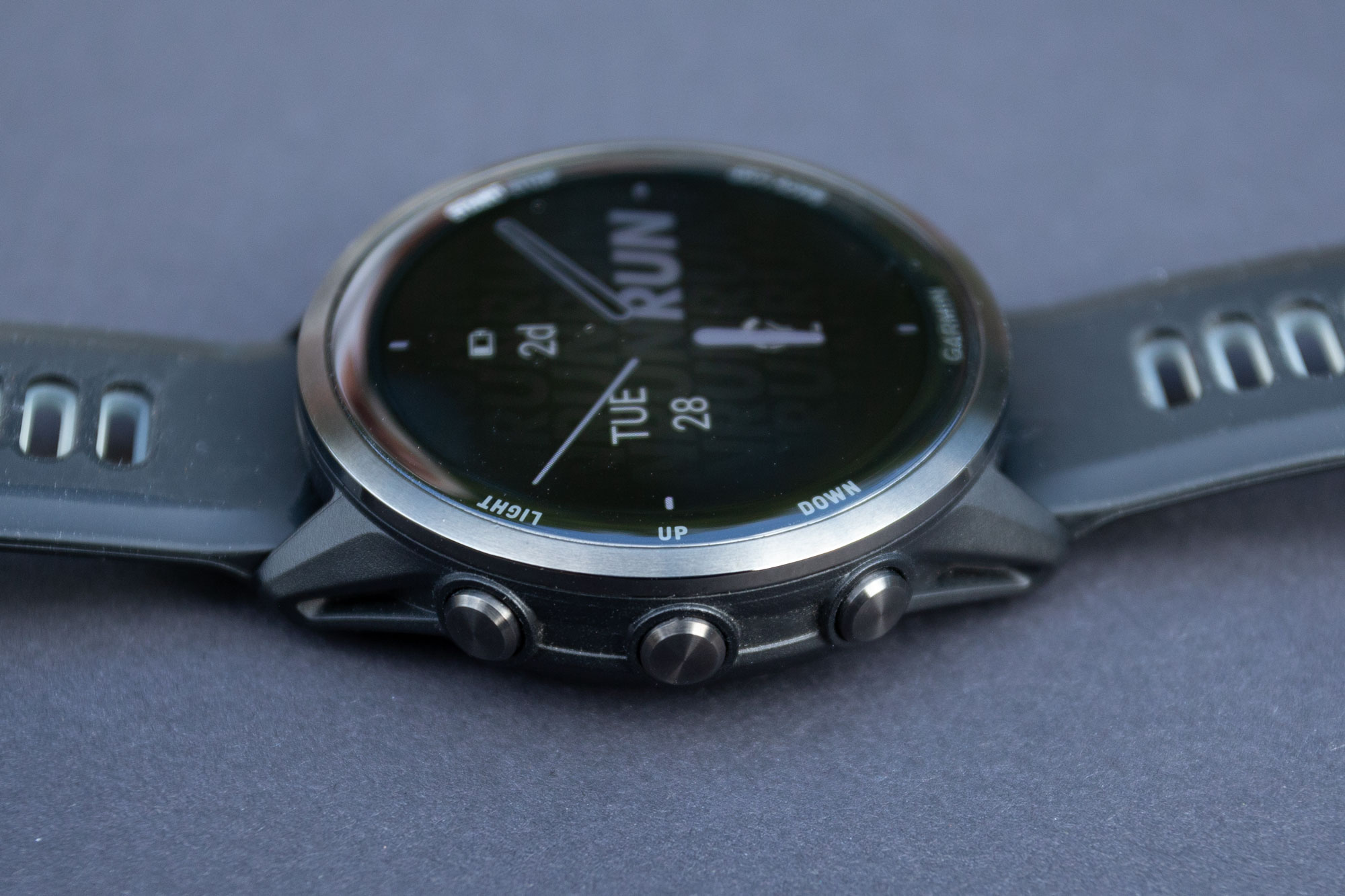 Physical buttons on the Garmin Forerunner 970