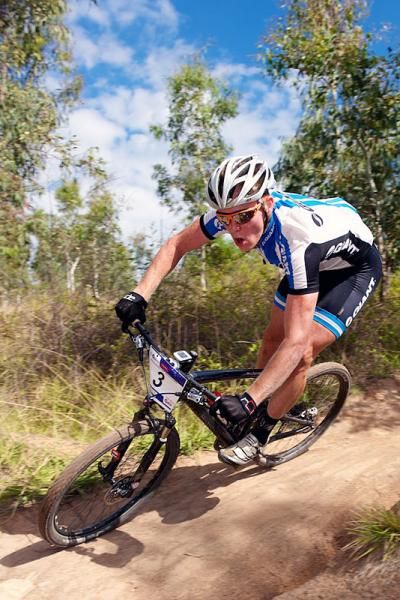 Josh Carlson rode a strong race.