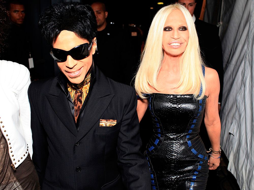 Prince &amp; Donatella Versace