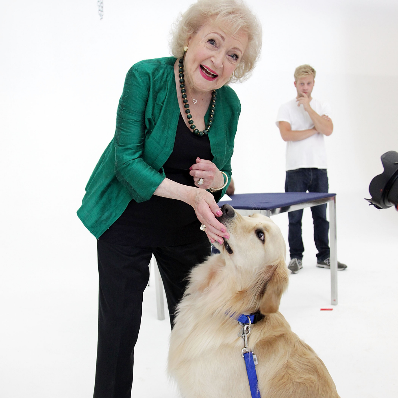 Betty White fashion shoot for The Lifetime Program