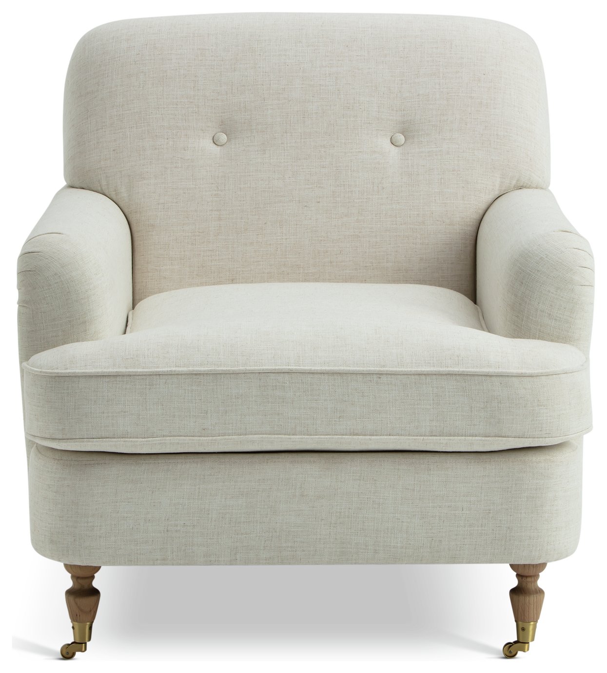 Habitat X Morris &amp;amp; Co. Merton Fabric Armchair - Cream