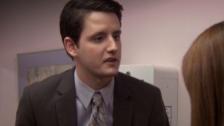 Gabe talking to Erin in The Office