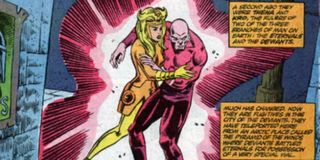 Kro and Thena in the Eternals Comics