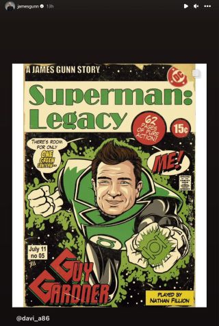 Fan art of Nathan Fillion's Green Lantern in Superman: Legacy