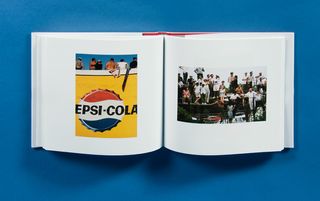 A book with images of pepsi-cola
