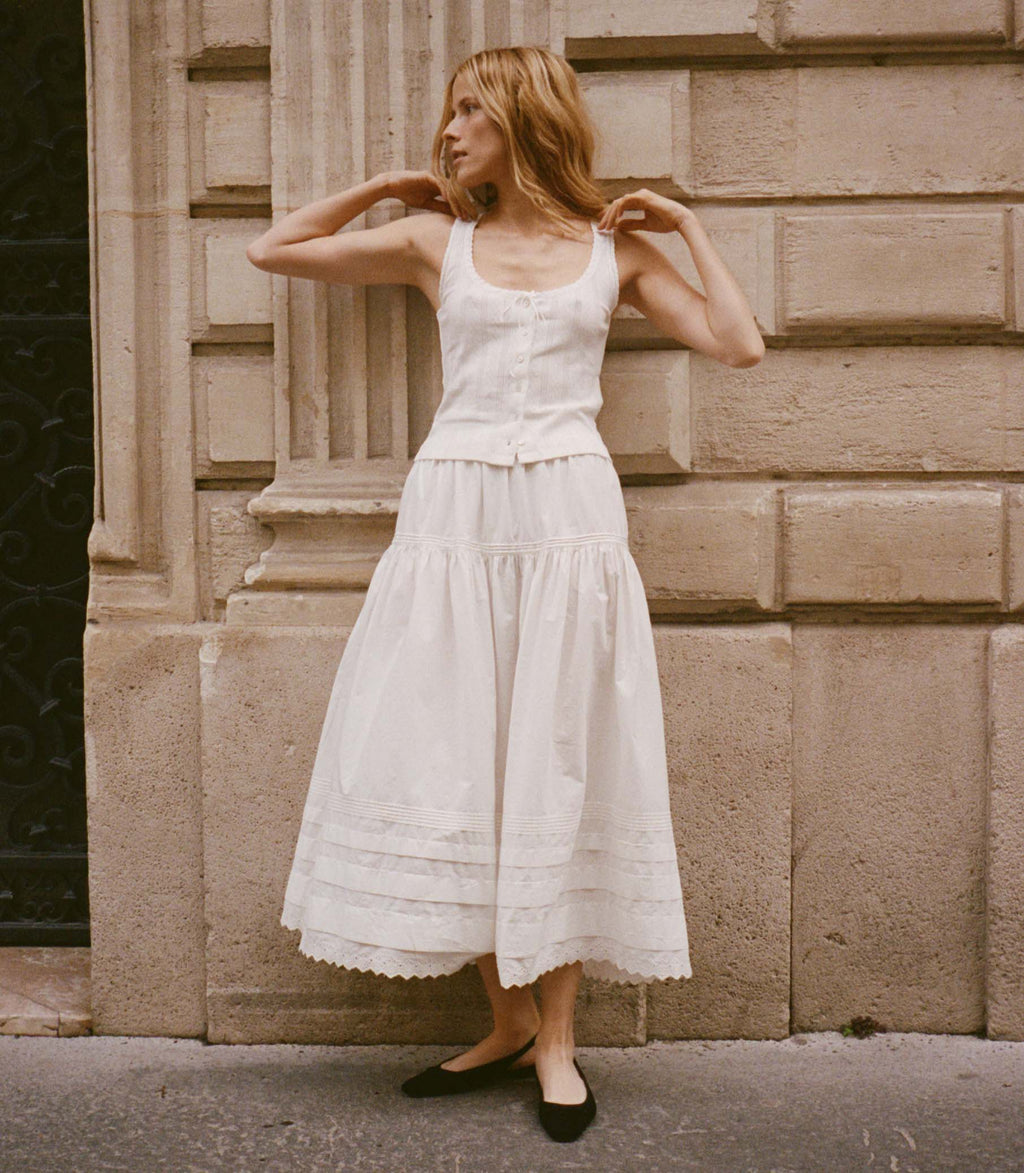 Sebastiane Skirt -- Powder