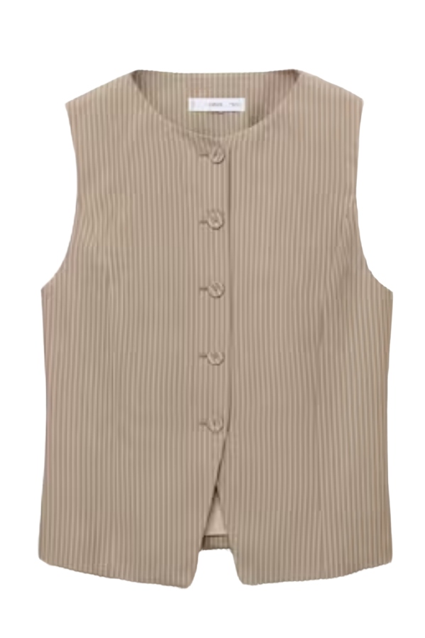 Mango, Striped Suit Bermuda Shorts 