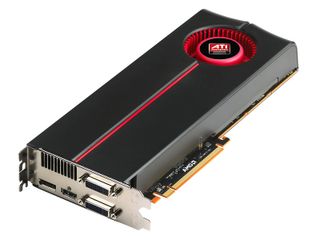 Radeon HD 5870, on the bench, but in very limited supply, partners tell us.