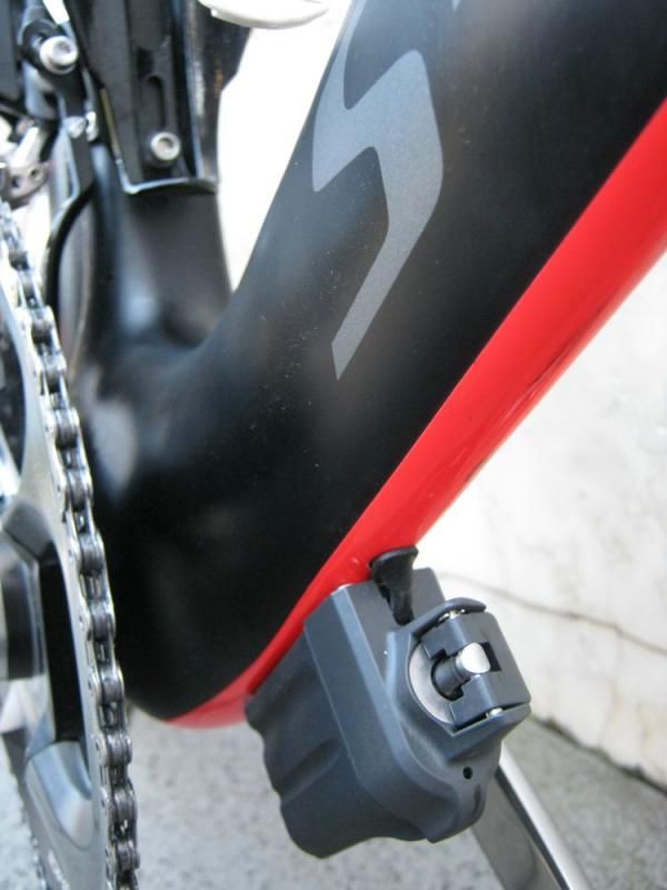 It's not beautiful, but the shifters need power to make the derailleur work!