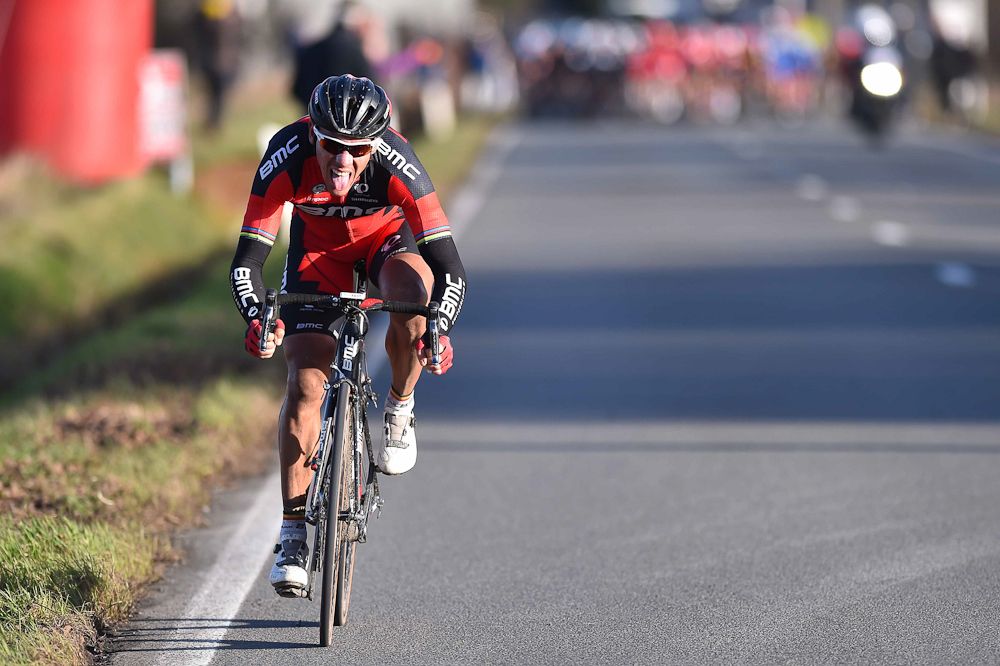 Phillipe Gilbert tried a last-ditch solo effort in the final 5km.