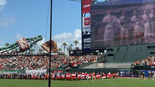 National Anthem at Oracle Park