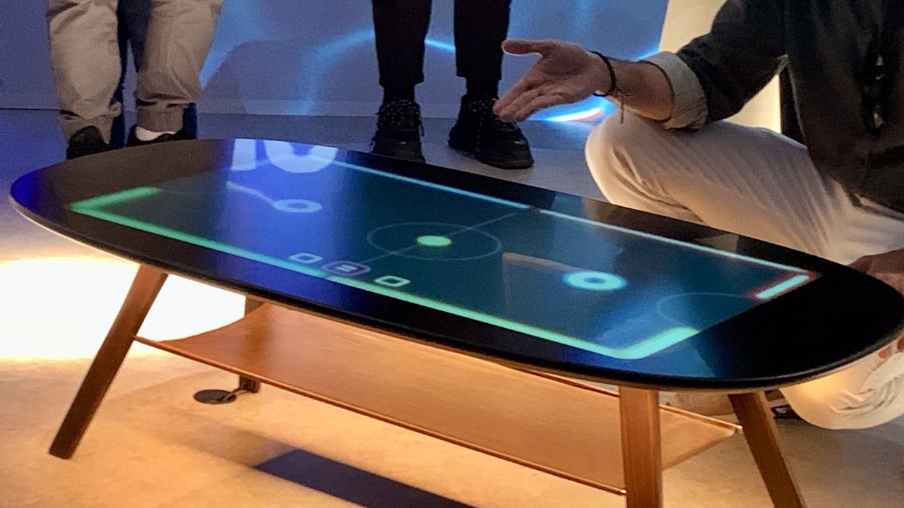 TCL Telly Table at Milan Design Week