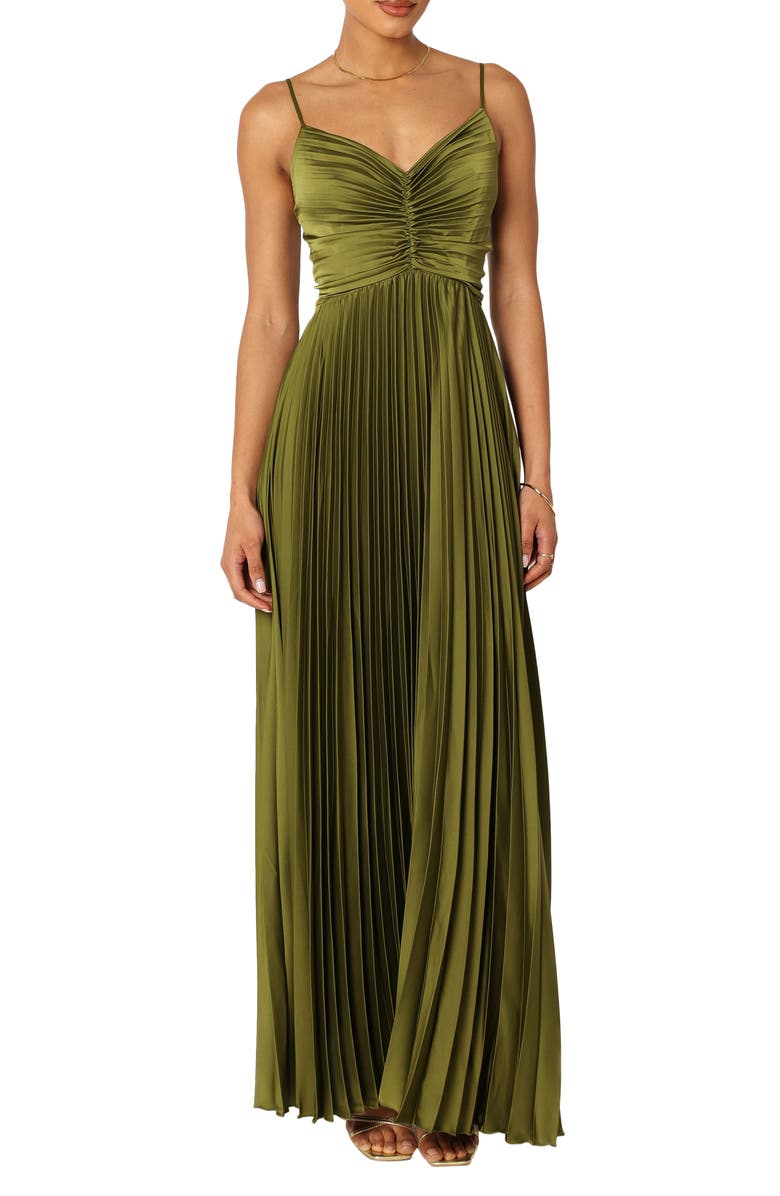 Naira Pleated Maxi Dress