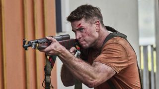 Liam Hemsworth in "Land of Bad" film (2024)
